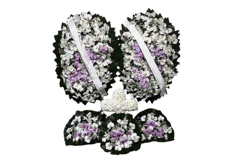 Imagem mostra coroa de flores da Velar em São Paulo