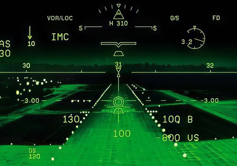 Nightvision aircraft UI reference