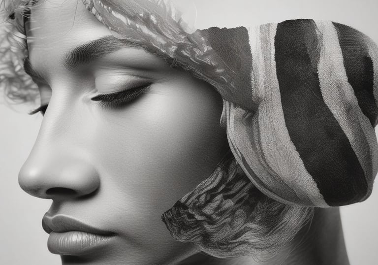 black blue and yellow textile