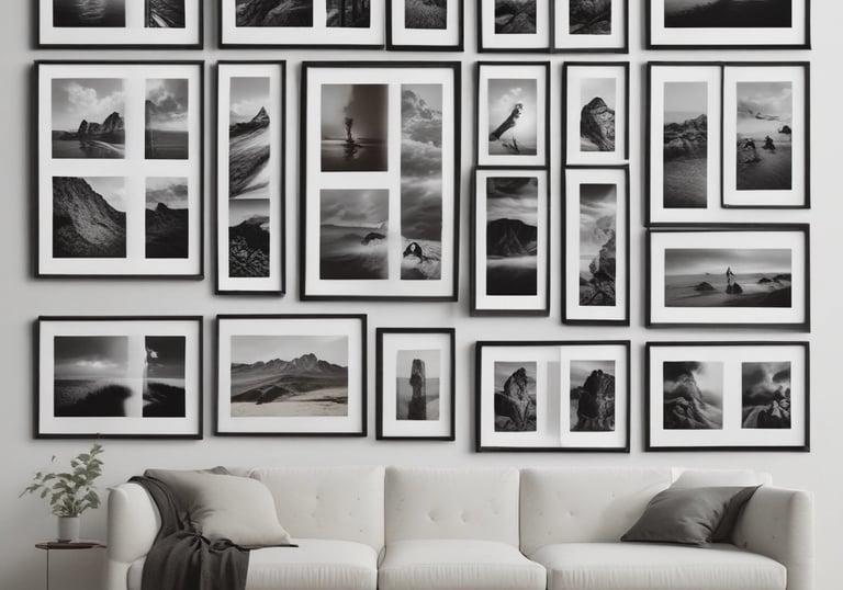 a man riding a skateboard down a street next to tall buildings