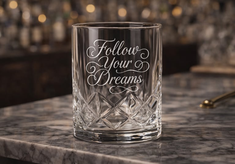 Custom Crystal Carved Glassware Manufacturer in China 