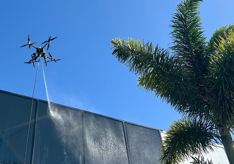 DRONE WINDOW CLEANING FORT LAUDERDALE