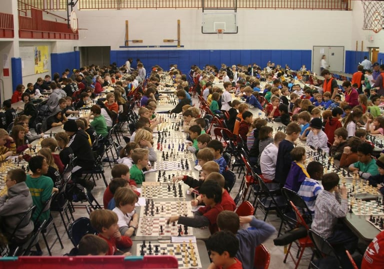 Students competing in chess tournament after training at Shetty Chess Classes – best chess classes