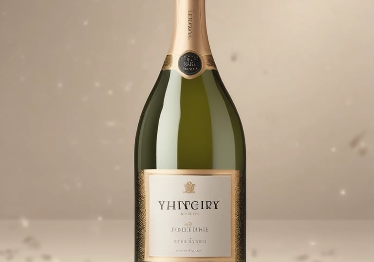 A bottle of red wine labeled 'Leleka wines' is positioned against a dark background. The label includes a simple black and white design with minimalist line art. Surrounding the bottle are fresh green rosemary sprigs on the left and dried autumn leaves on the right, adding a natural and seasonal touch to the composition.