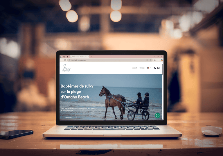 Création site internet Sulky Immersion