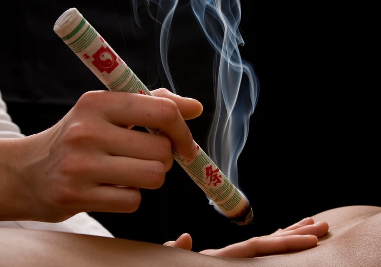 Soins moxibustion