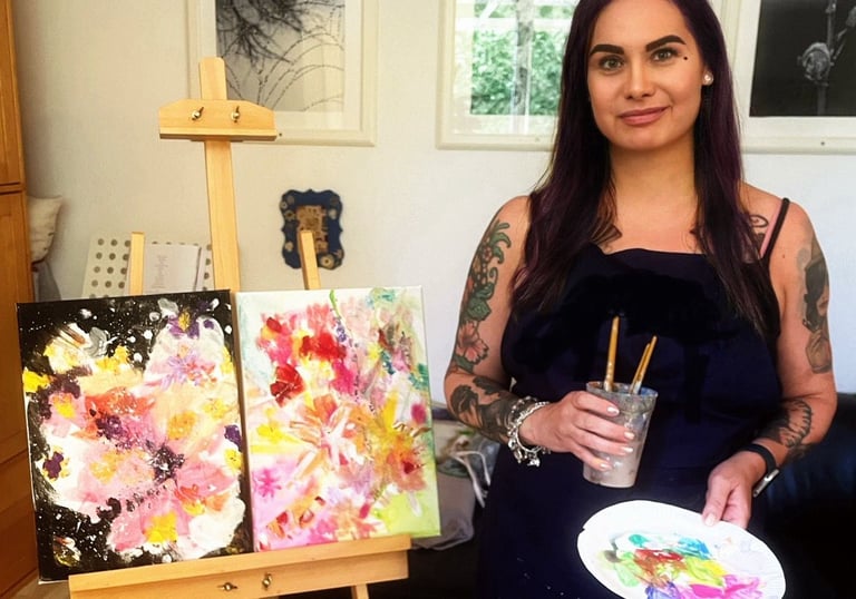 Kreatives Wohlbefinden durch Collage – Ein Workshop mit Diana
