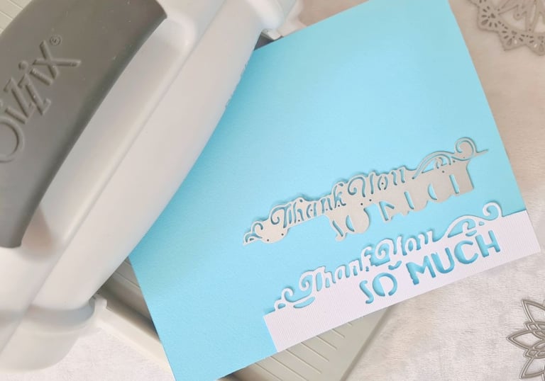 card making with Sizzix