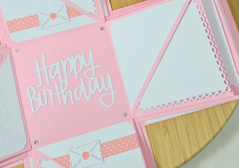 happy birthday explosion box ideas