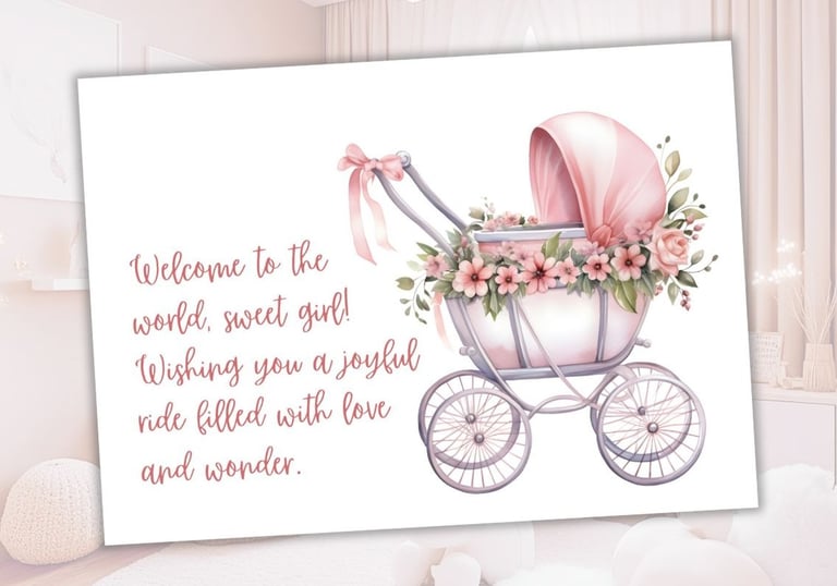Printable greeting cards for various occasions