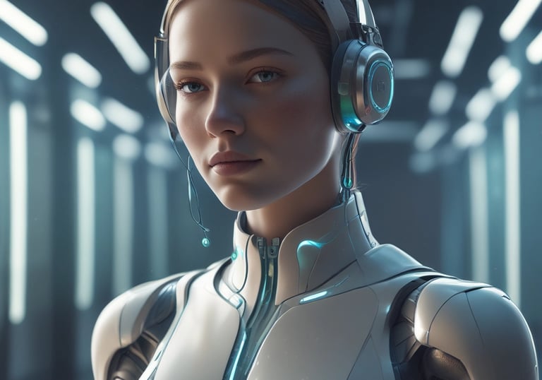 A digital rendering of an electronic circuit board, with a central black chip featuring the text 'CHAT GPT' and 'Open AI' in gradient colors. The background consists of a pattern of interconnected triangular plates, illuminated with a blue and purple glow, adding a futuristic feel.