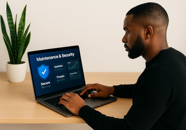 Gardez votre site rapide, sécurisé et à jour grâce à notre service de maintenance. Sauvegardes, mise