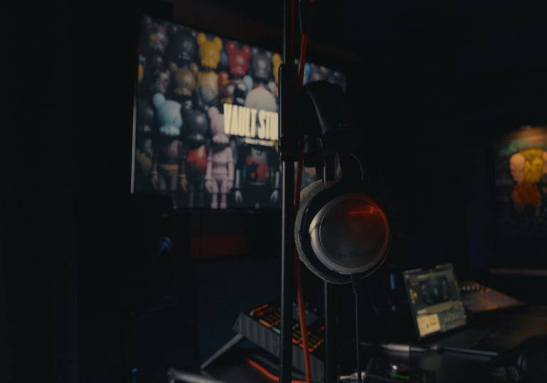 Vocal recording booth for artists near Ramstein Air Base Germany