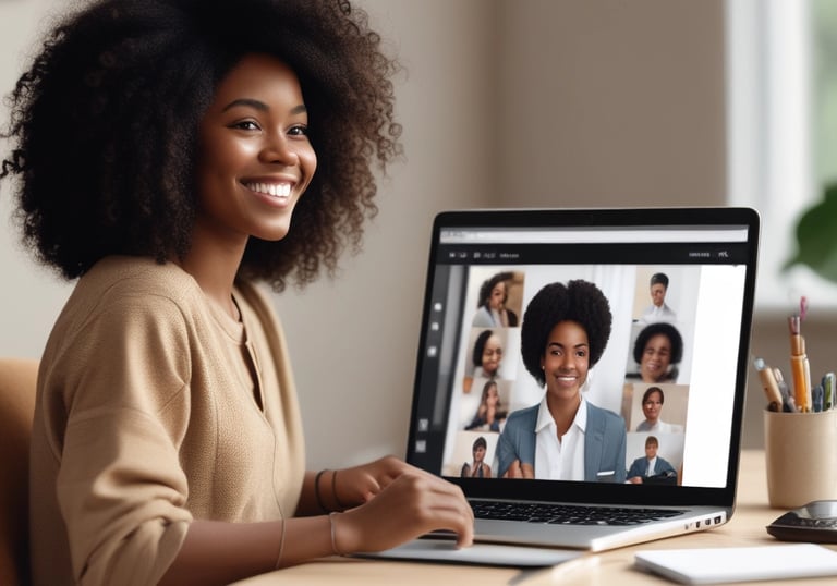 A close-up of beautifully styled locs in a natural setting.
