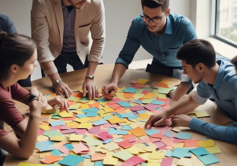 A data analyst reviewing performance metrics on a computer.