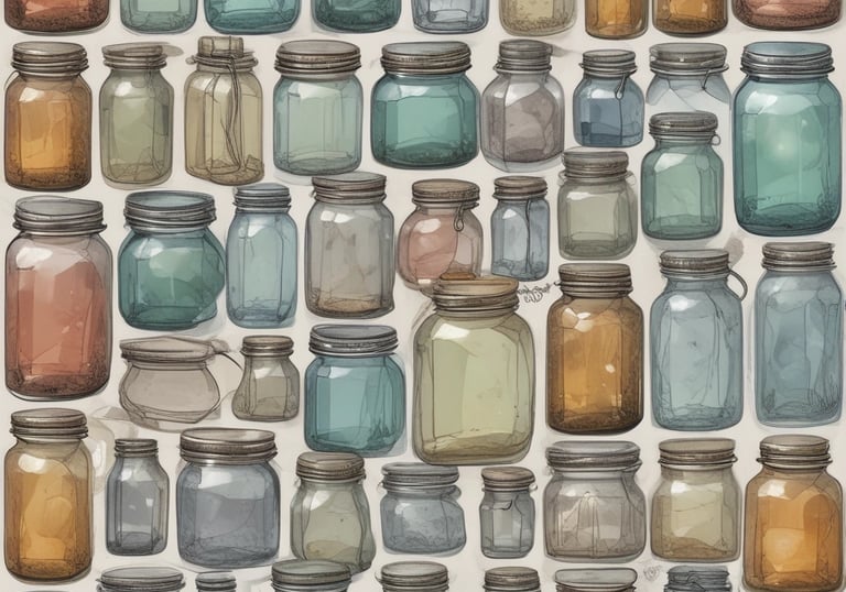 Two large industrial silos with metal structures and conveyor belts against a clear sky. The machinery and support beams suggest an agricultural or industrial setting.