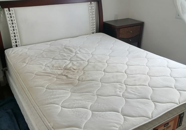 Higienização de Colchão antes e depois Limpadora Global Campinas