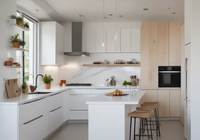 A multi-story residential building with numerous windows and satellite dishes attached to the exterior. The structure is made of concrete and brick, exhibiting a utilitarian architectural style.