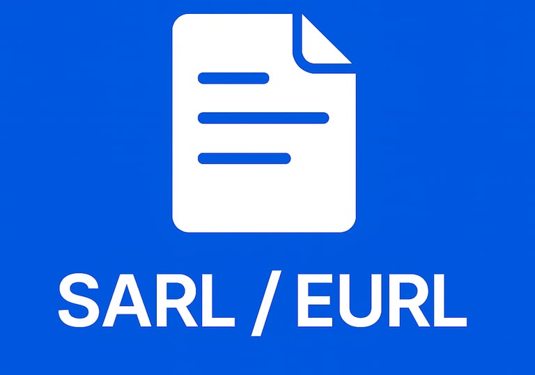 Check-list SARL / EURL