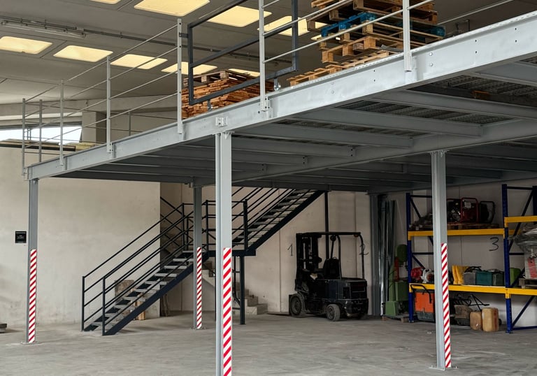 soppalco di un magazzino