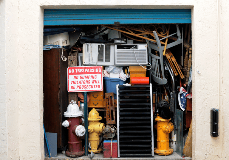 a cleanout service being performed in Houston