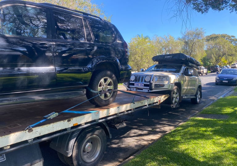 Various old and damaged cars collected by MS Car Removal in Brisbane
