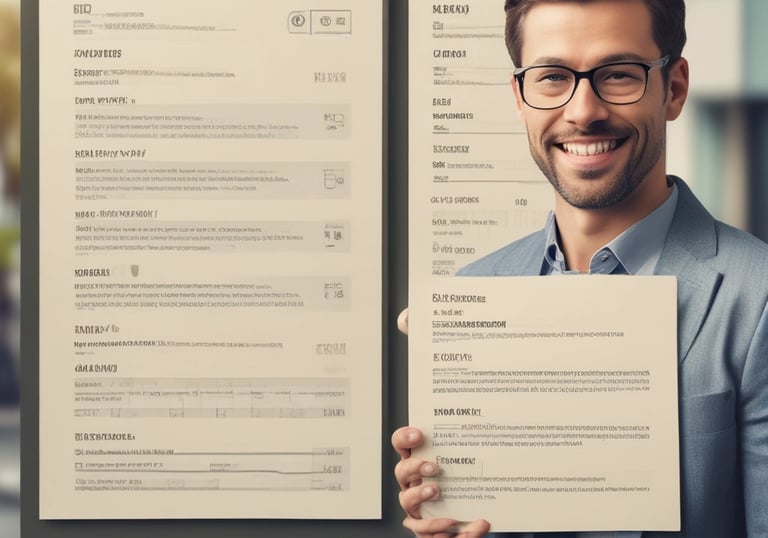 A multi-story apartment building with a distinctive red and white checkered facade. The structure is positioned on the left side of the image, leaving a large expanse of overcast sky to the right. The building features balconies, windows, and a sign indicating something is for rent or sale.