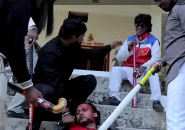 Baiha Diwana cg movie me Sattu Bareth ka main vilain ka kirdar