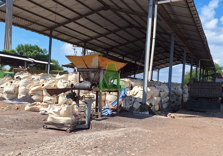 Hasil Produksi PT. Anugrah Nusantara Sejahtera - Perusahaan Tambang Batu Mangan
