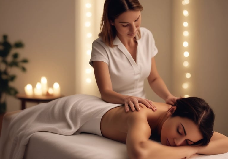 a man riding a skateboard down a street next to tall buildings