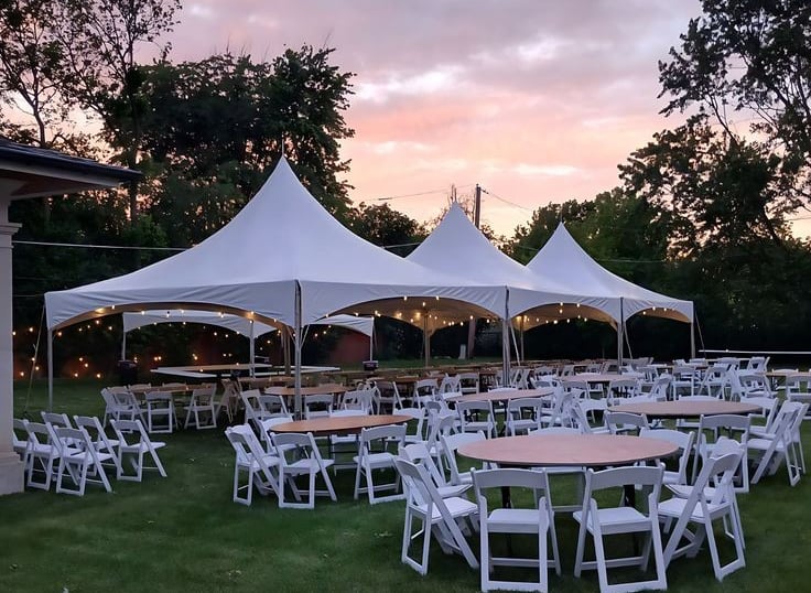 Event tents, chairs, tables, el paso diamond events