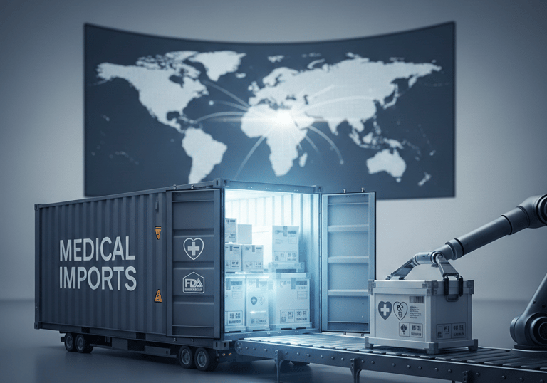 importación insumos médicos moramir services dallas texas