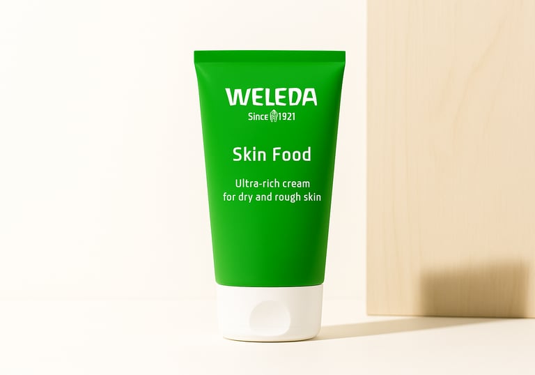 Weleda Skin Food natural ultra-rich cream for dry and rough skin, a clean beauty favorite