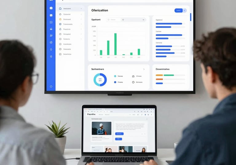 A large warehouse aisle flanked by tall metal shelves filled with stacked boxes and packages. The shelves extend towards the back of the warehouse, where they converge in the distance. The lighting is bright and industrial, with fluorescent lights illuminating the space.