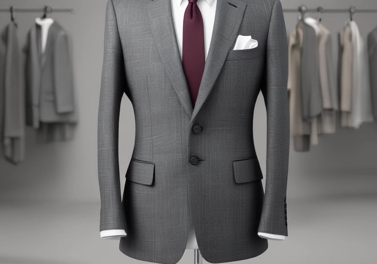 A close-up of a tailor's hands expertly stitching fabric, highlighting precision and craftsmanship.