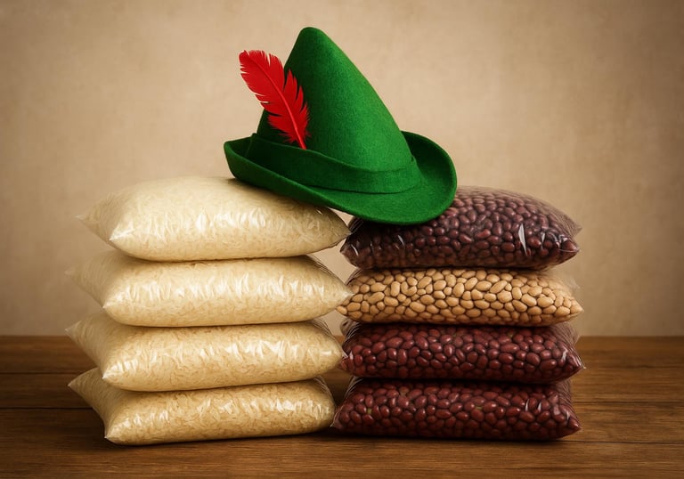 Doações para evento Brincando de Robin Hood