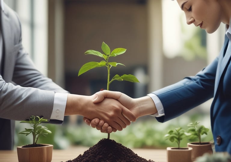 A market stall displays bundles of garlic and onions organized neatly in black crates. Some of the garlic is braided and labeled with signs indicating varieties and prices. The overall setup suggests a focus on quality produce, possibly from France.