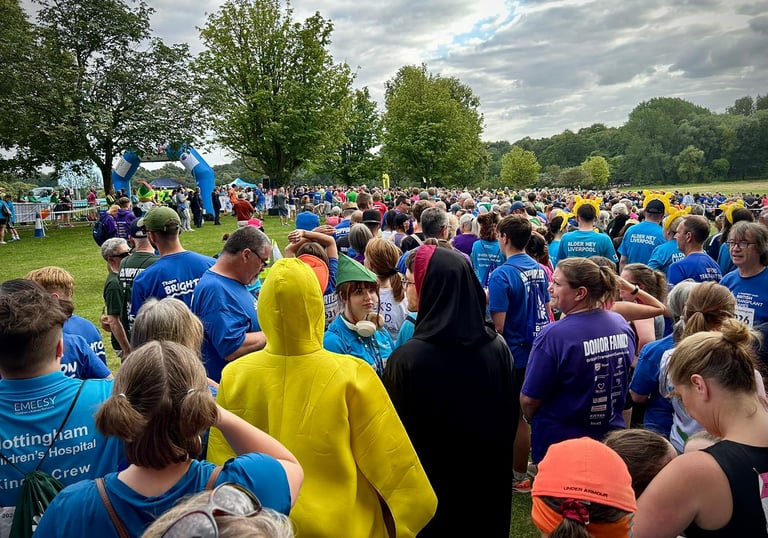 The donor run - remembering our donors and thanking their families