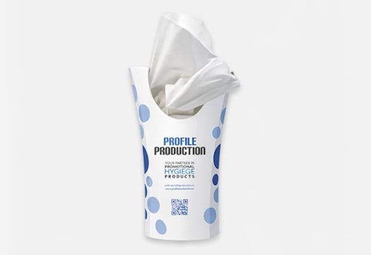 Custom Printed Car Tissue Box for Vehicles and Promotional Use