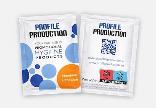 Promotional Wet Wipes Small Sachets – Pocket-Size Custom Printed Wipes