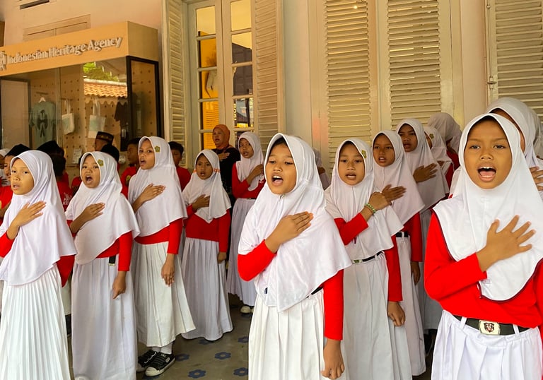 Kegiatan edukasi di Museum Sumpah Pemuda