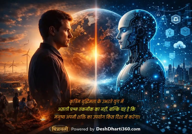 Artificial intelligence and humanity standing at crossroads of future technology and ethical responsibility