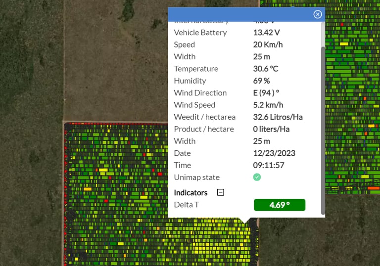 acronex unimap mapeo satelital malezas
