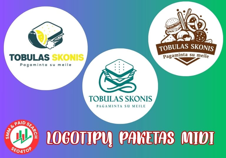 Logotipų kūrimas - Paketas MIDI
