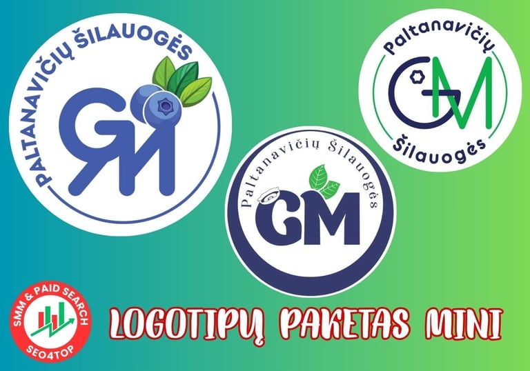 Logotipų kūrimas - Paketas MINI