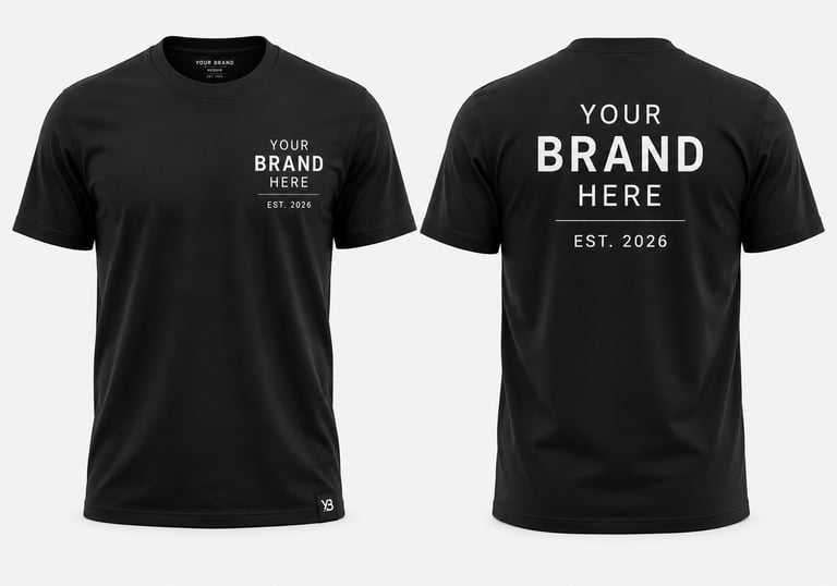 "Custom T-Shirt Manufacturer Premium Private Label T-Shirt Production"