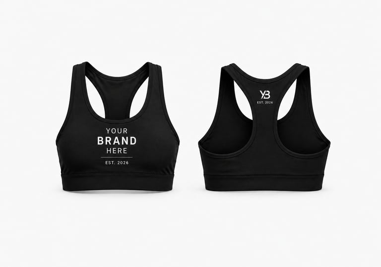 "Custom Sports Bra Manufacturer Premium Private Label Activewear Production"