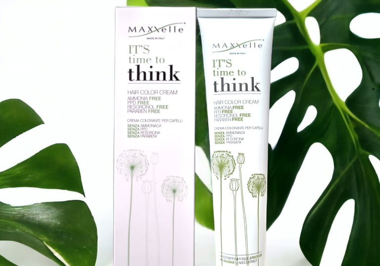 Prodotto per colorazione capelli biologico, ipoallergenico e senza ammoniaca maxxelle