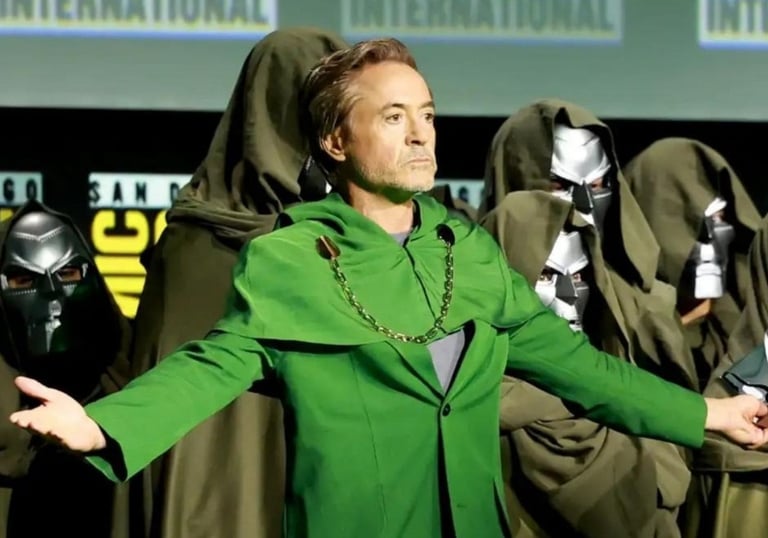 a man in a green suit and a green jacket