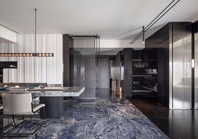 Luxury apartment interior by Debbe House – custom furniture elite